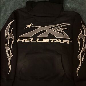 Hellstar Black Hoodie for Men